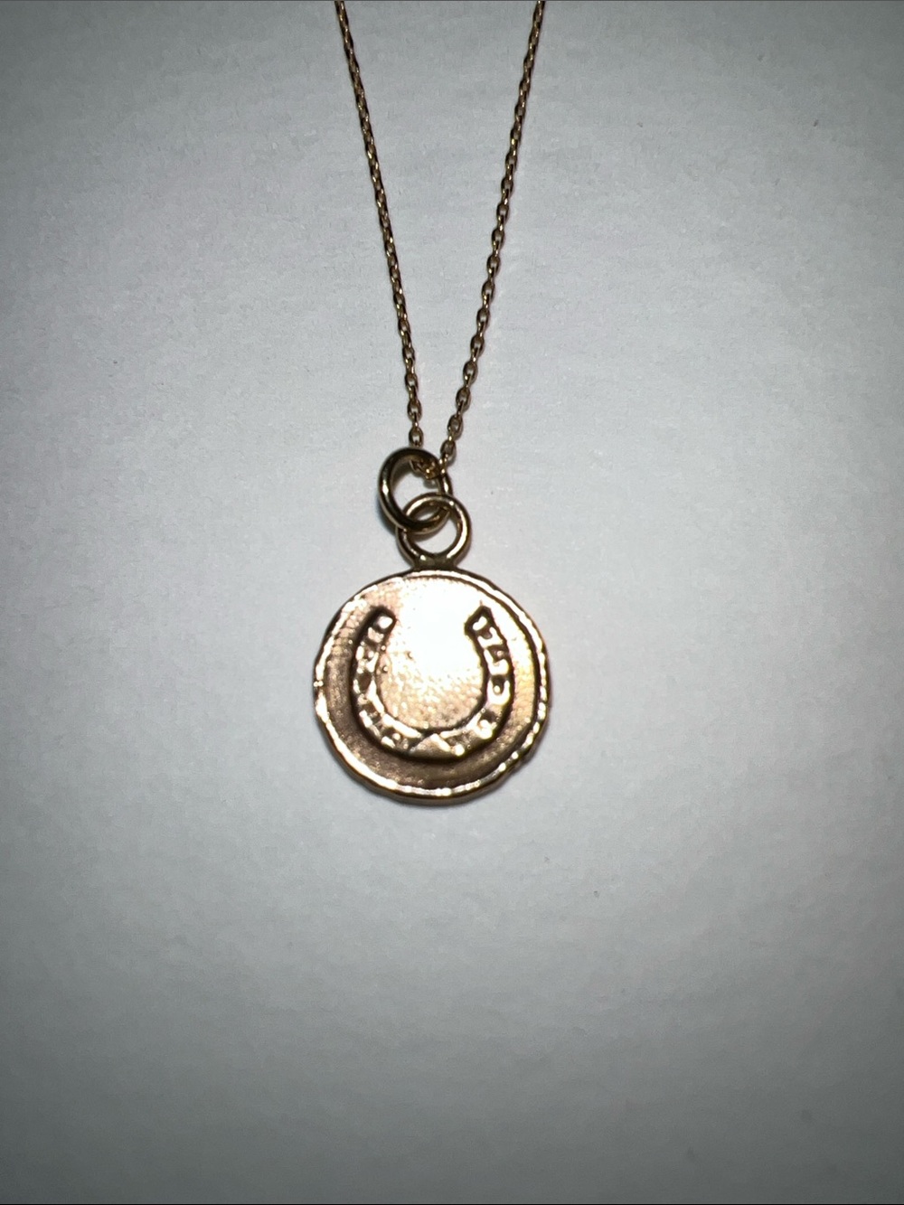 Pyrrah 14k Gold Coin Pendant Necklace - Classic Everyday Layering